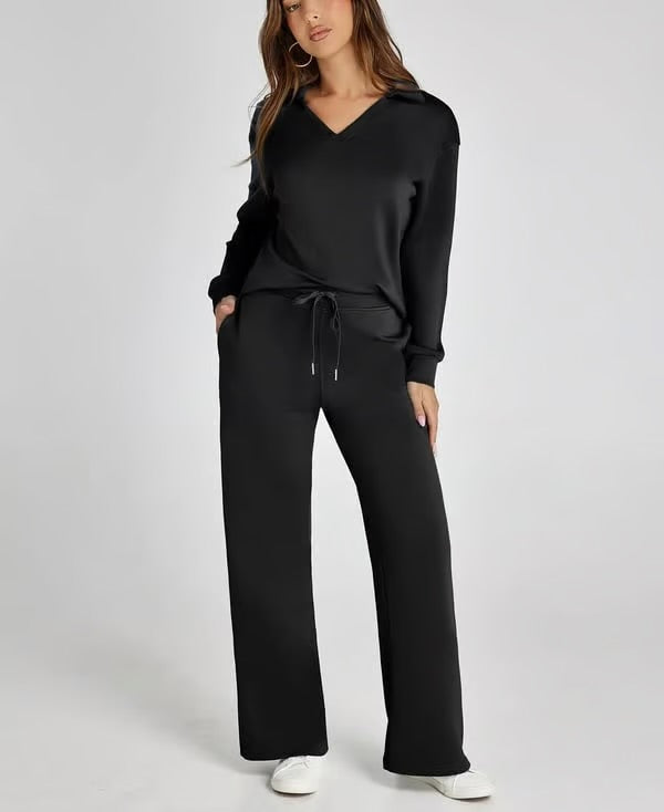Cozy Chic™ : Women's 2-Piece Long-Sleeve Sweat Sets
