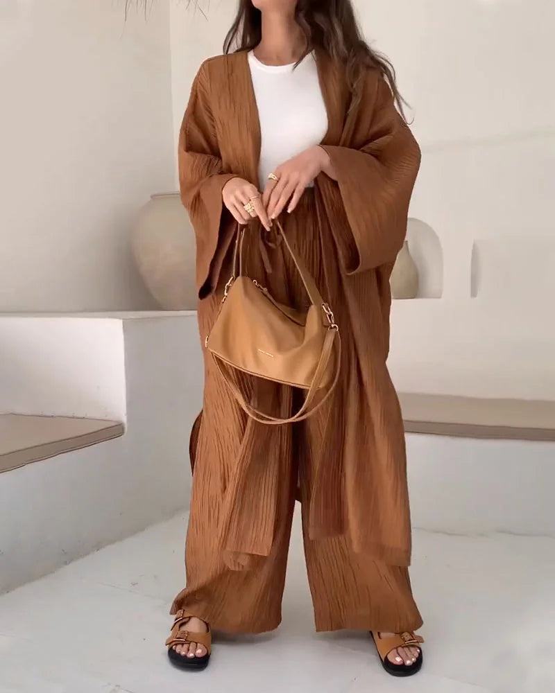 Ramona™ - Relaxed Cardigan and Pants Set