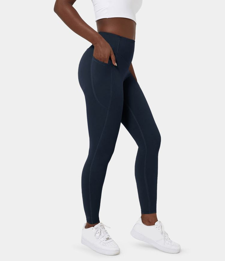 UltraSculpt™ - High Waisted Leggings - Tummy Control and Side Pockets for Workout