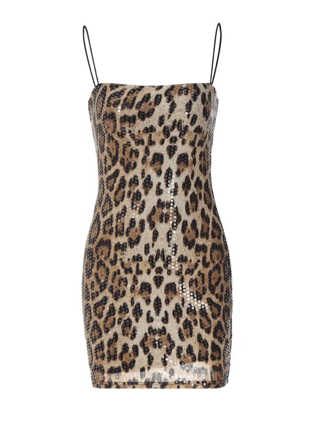 street style nightclub versatile slip bead dress