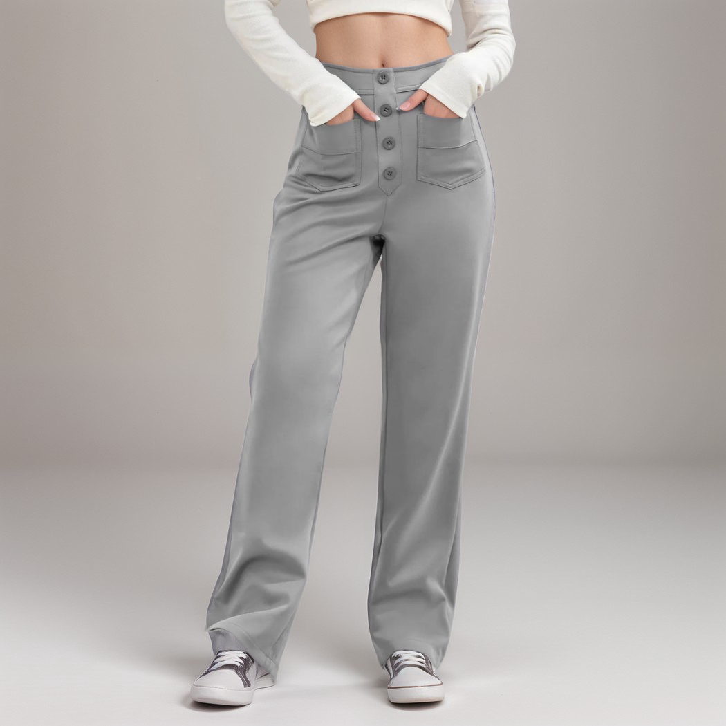 Elsa | High Waist Elastic Trousers