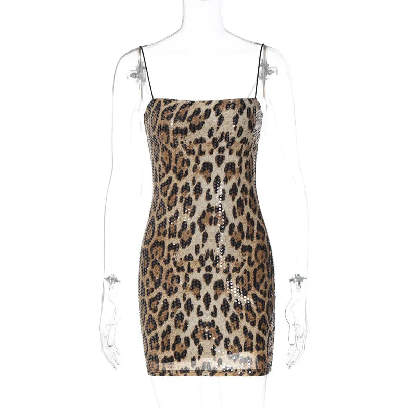 street style nightclub versatile slip bead dress