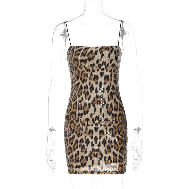 street style nightclub versatile slip bead dress