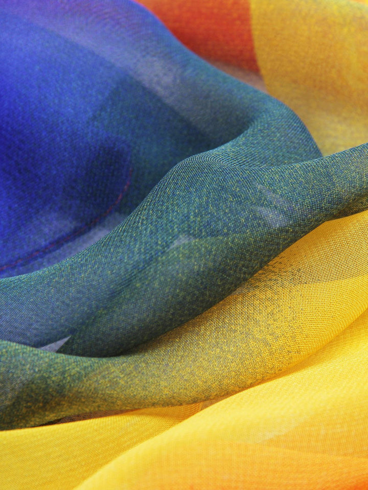 Rainbow scarf