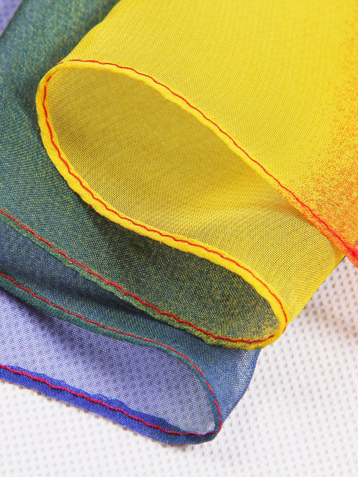 Rainbow scarf