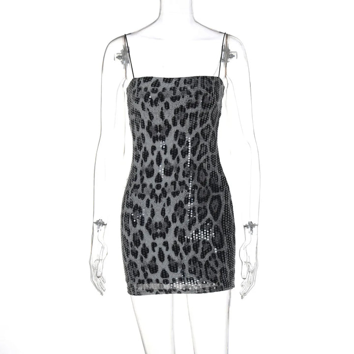 street style nightclub versatile slip bead dress