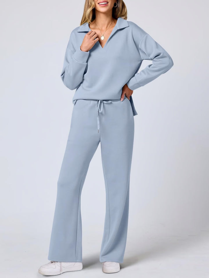 Cozy Chic™ : Women's 2-Piece Long-Sleeve Sweat Sets