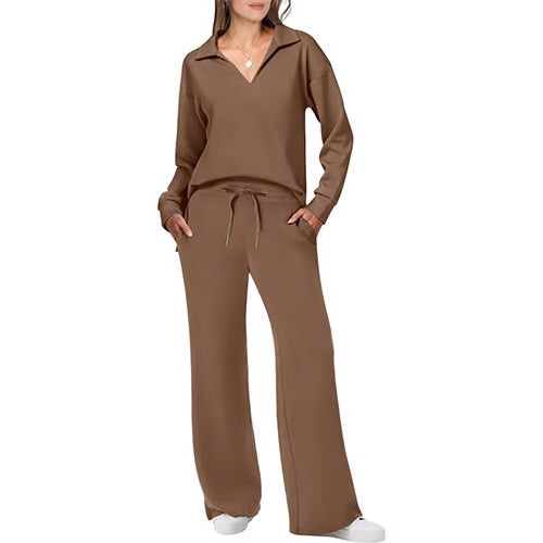 Cozy Chic™ : Women's 2-Piece Long-Sleeve Sweat Sets