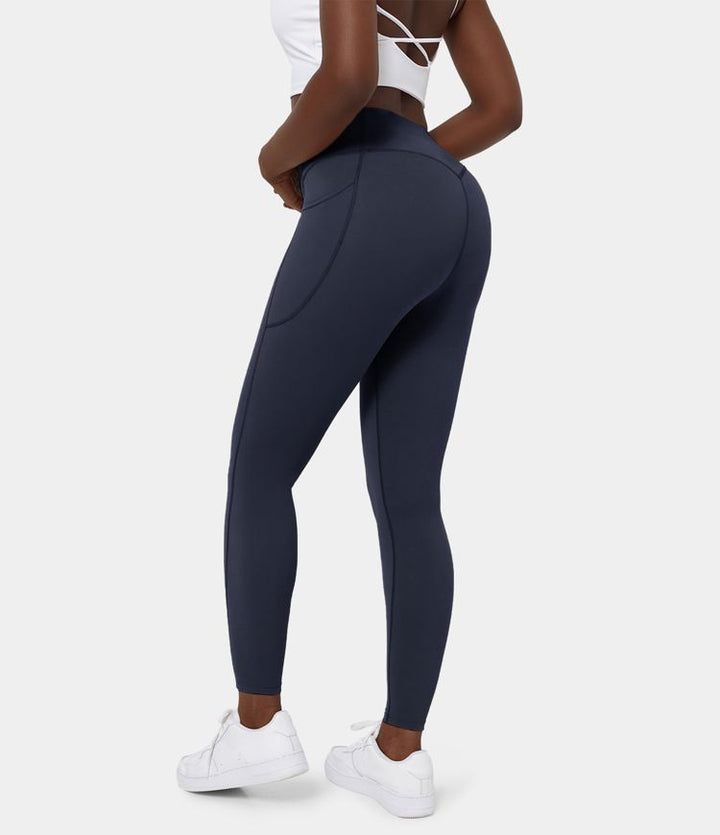 UltraSculpt™ - High Waisted Leggings - Tummy Control and Side Pockets for Workout