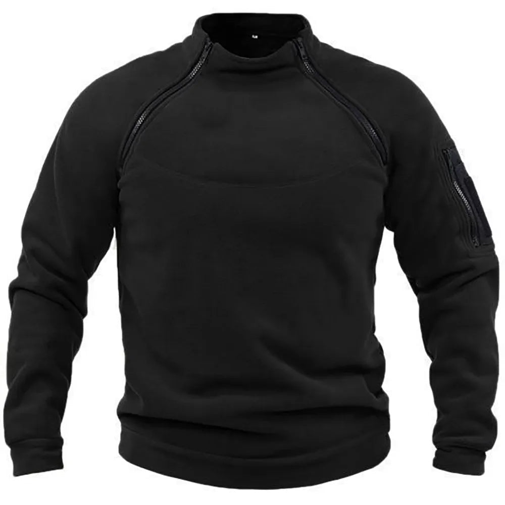 VICTOR - TACTICAL MILITARY ZIPPER SWEATSHIRT FOR MEN