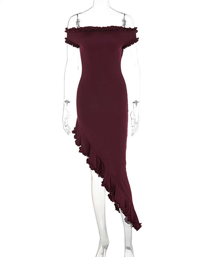 An Irregular Lace Dress