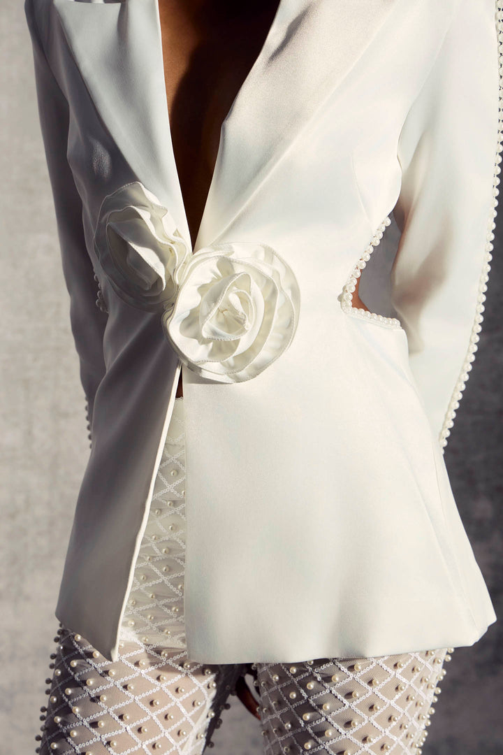 Maureen Pearl Embellished Blazer