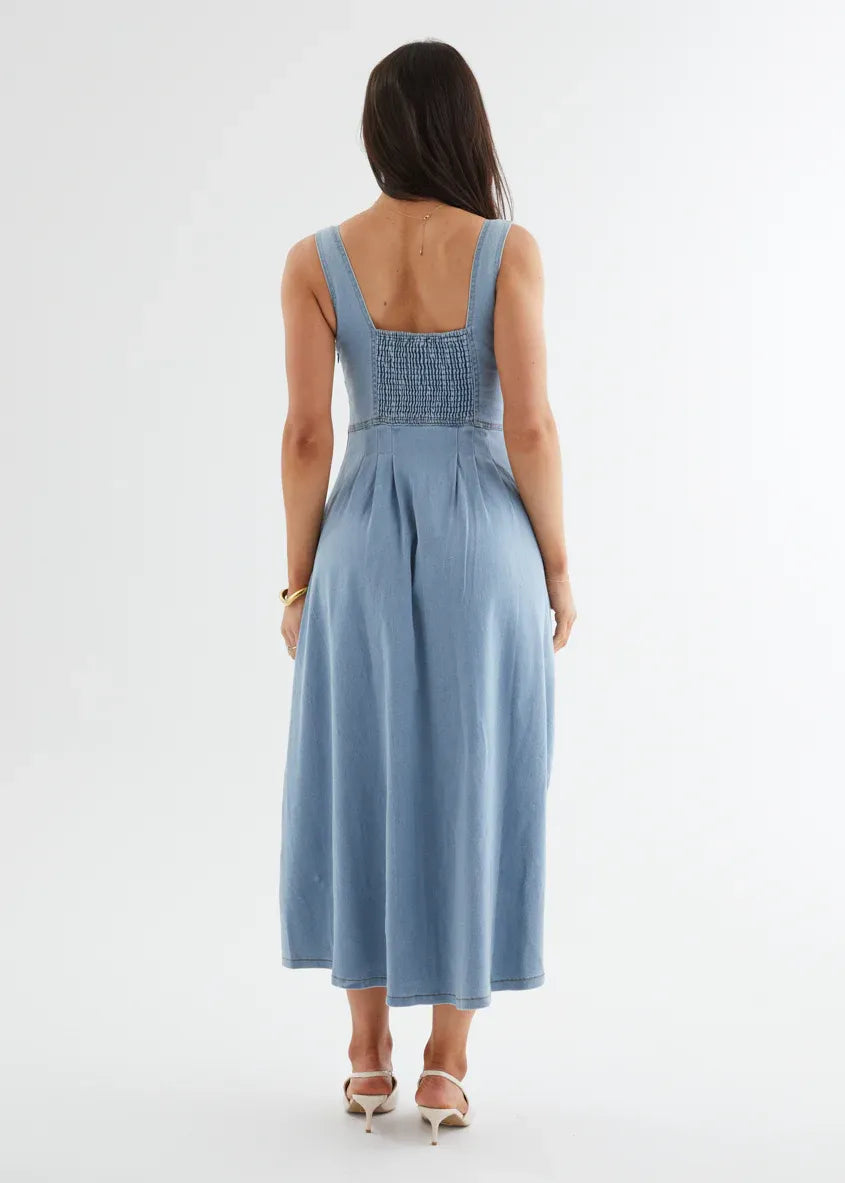 Denim Midi Dress