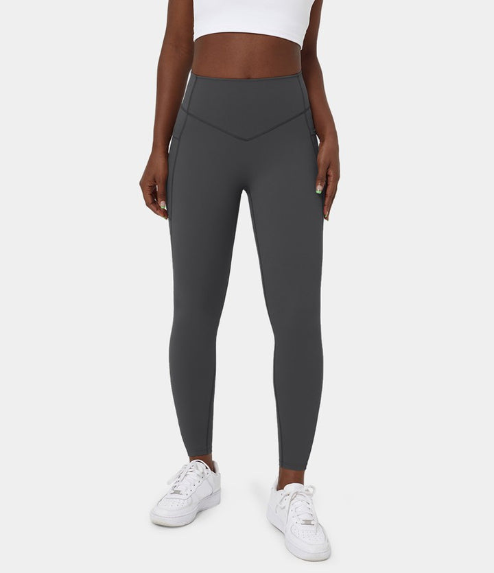 UltraSculpt™ - High Waisted Leggings - Tummy Control and Side Pockets for Workout