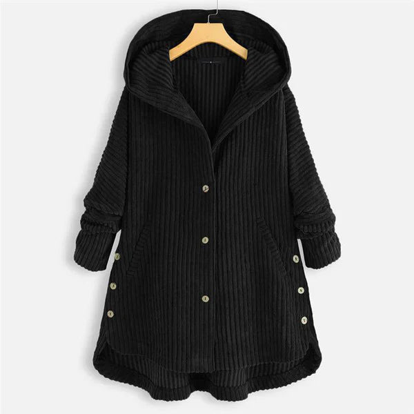 Dana™ | Ribbed Hooded Coat