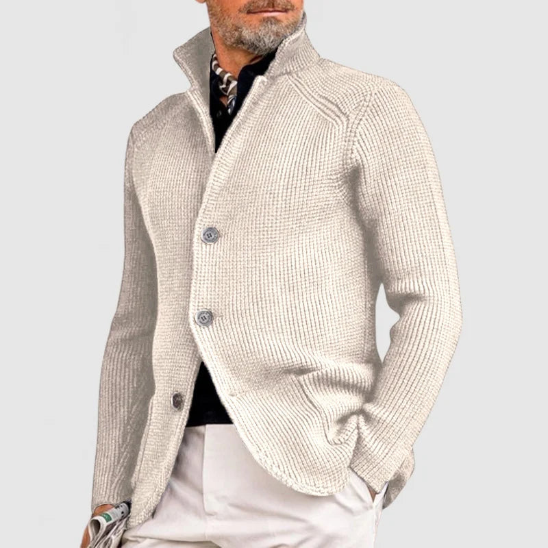 Zersly™ men's cashmere button-down cardigan