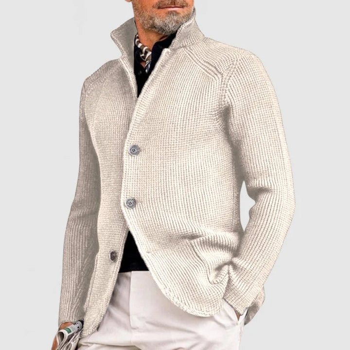 Zersly™ men's cashmere button-down cardigan