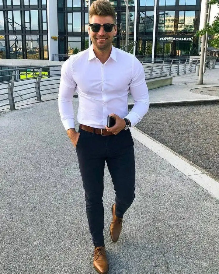 Wrinkle-Resistant Slim Fit Shirt