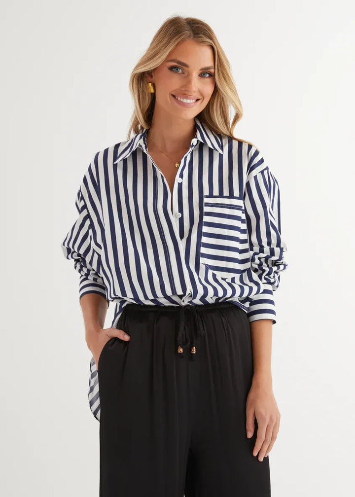 LOLA Shirt - Pink Stripe