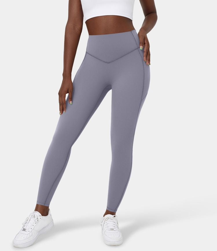 UltraSculpt™ - High Waisted Leggings - Tummy Control and Side Pockets for Workout