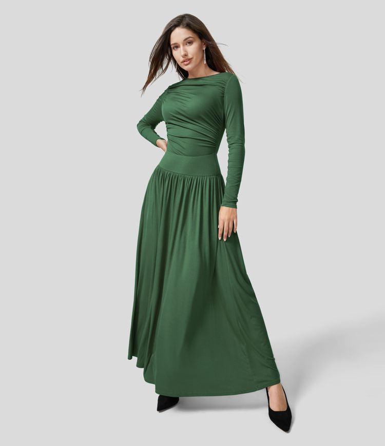 Women's Long Sleeve Maxi Skirt Fall