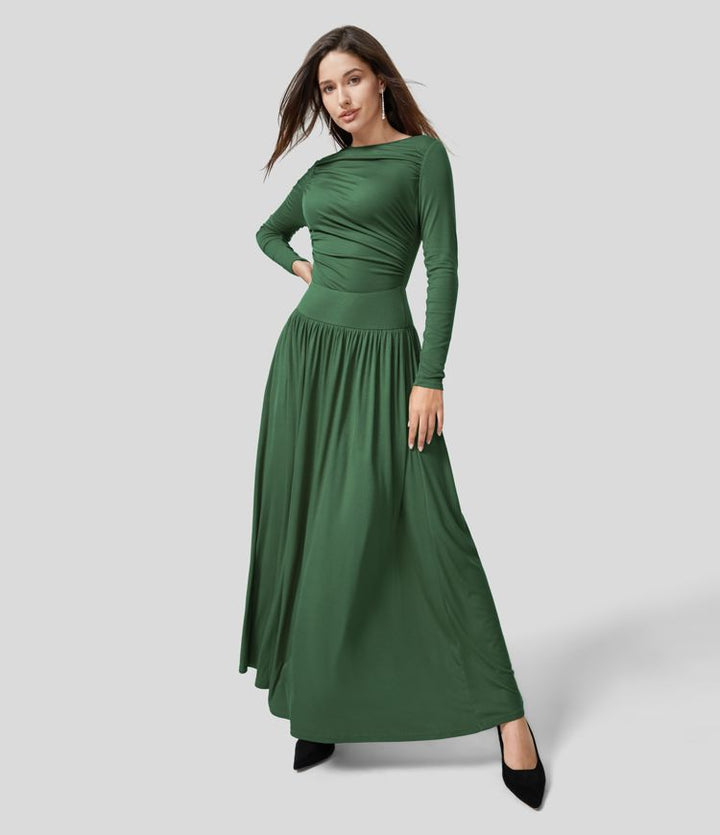 Women's Long Sleeve Maxi Skirt Fall