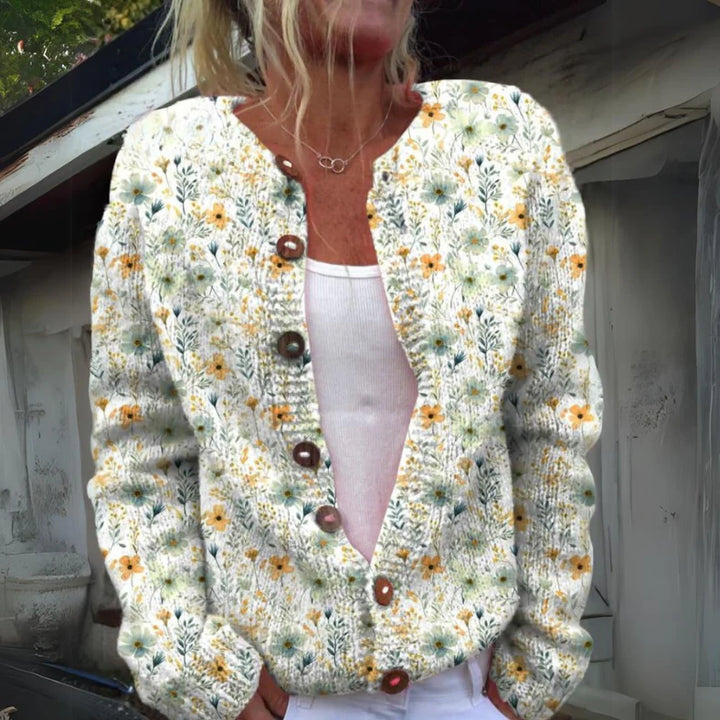 Talia™ | Beautiful Floral Print Cardigan