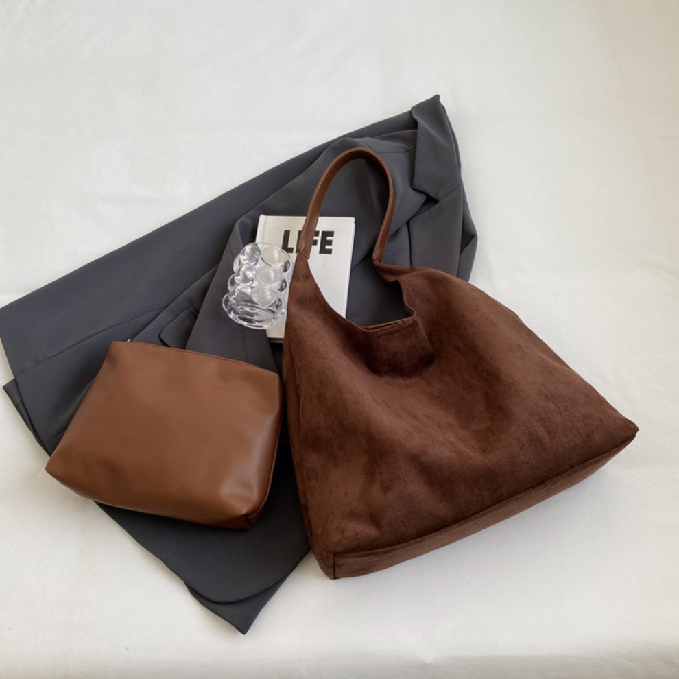 CELINE® | ELEGANT TOTE BAG WITH FREE POUCH