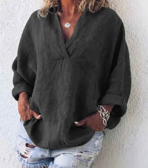 Maeve™ - Stylish Cotton-Linen Pullover