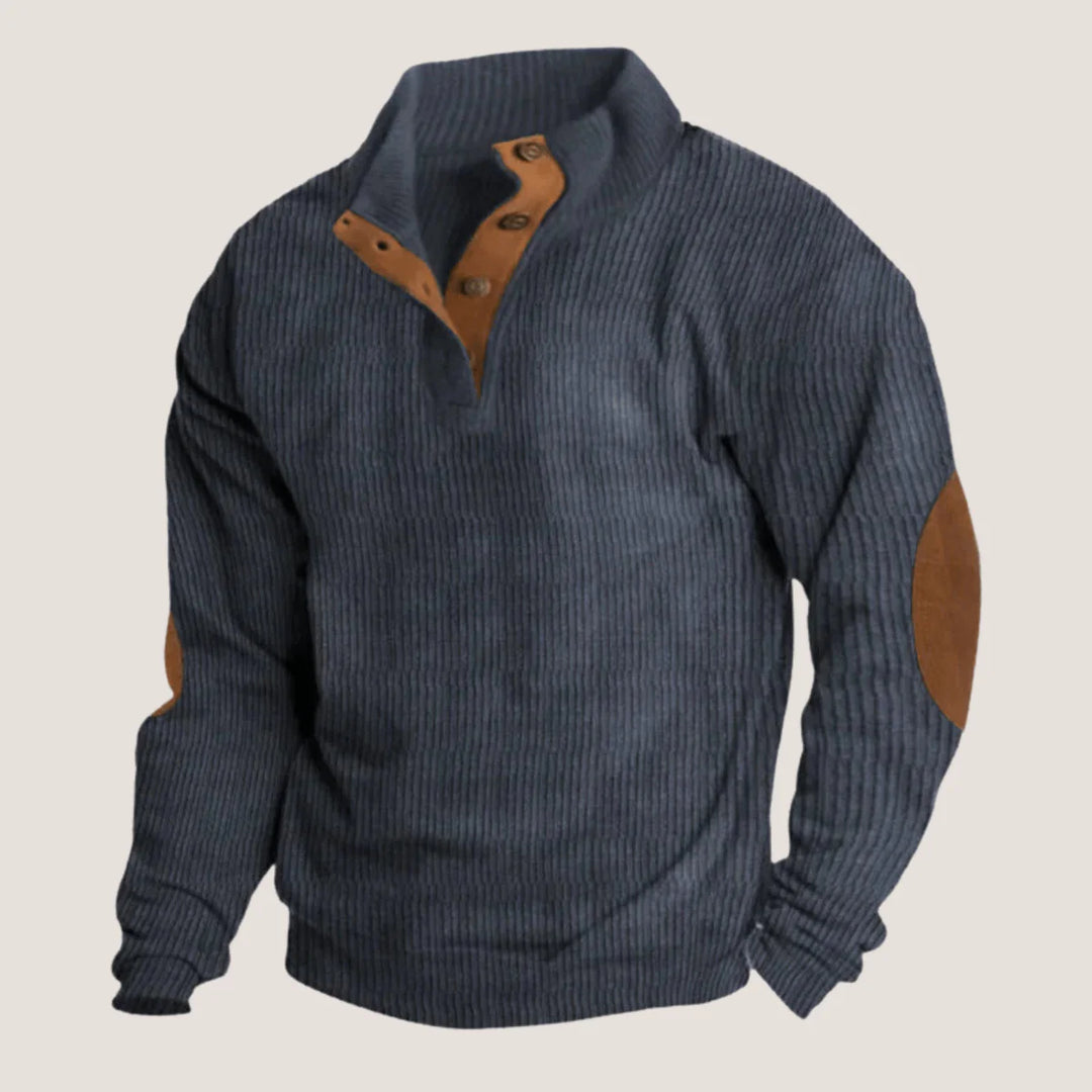 Stratford | Corduroy Collared Sweatshirt