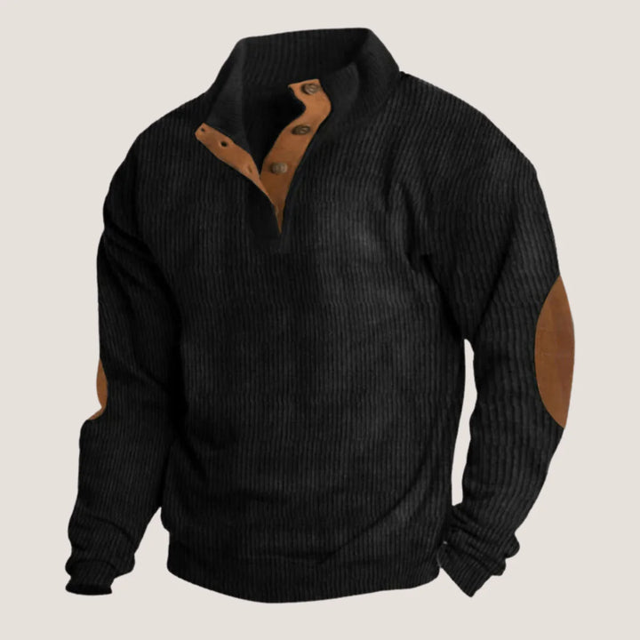 Stratford | Corduroy Collared Sweatshirt