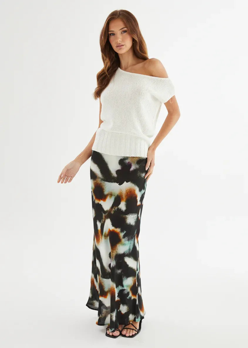 Drop Shoulder Top - Off White