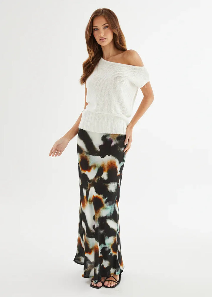 Drop Shoulder Top - Off White