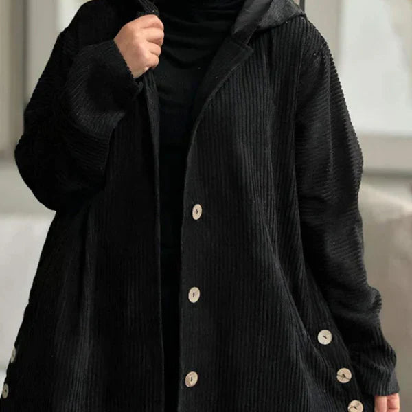 Dana™ | Ribbed Hooded Coat