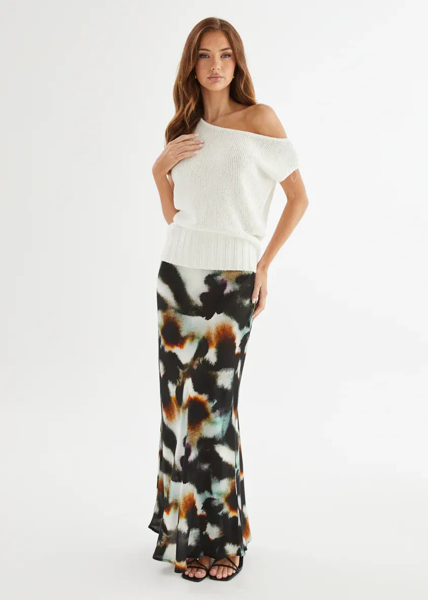 Drop Shoulder Top - Off White
