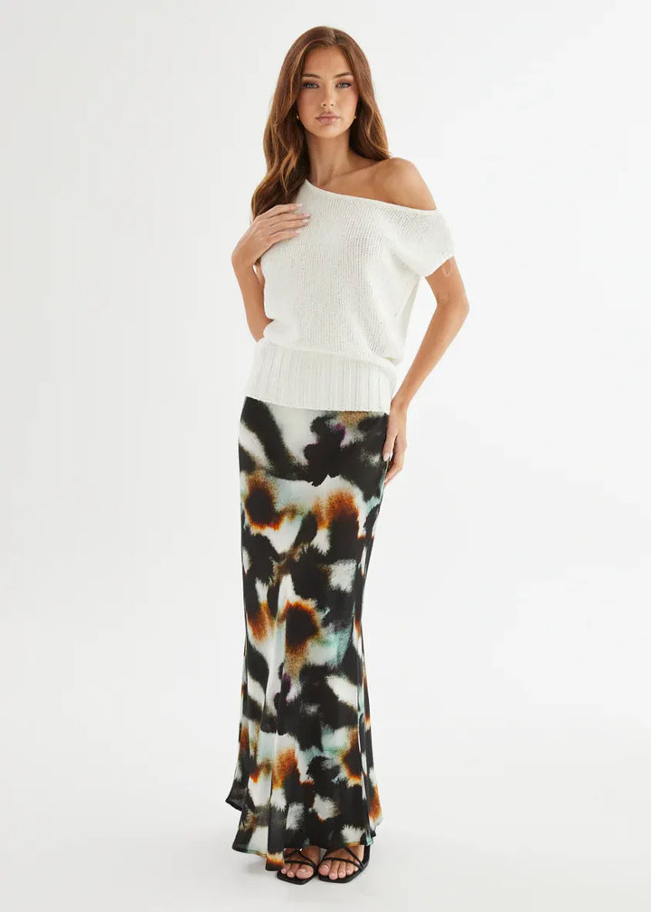 Drop Shoulder Top - Off White