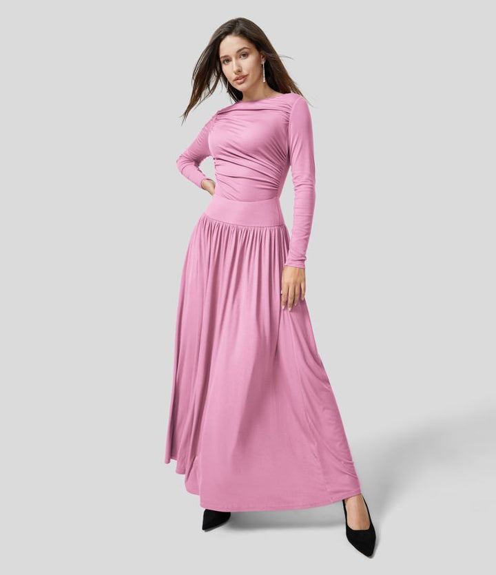 Women's Long Sleeve Maxi Skirt Fall