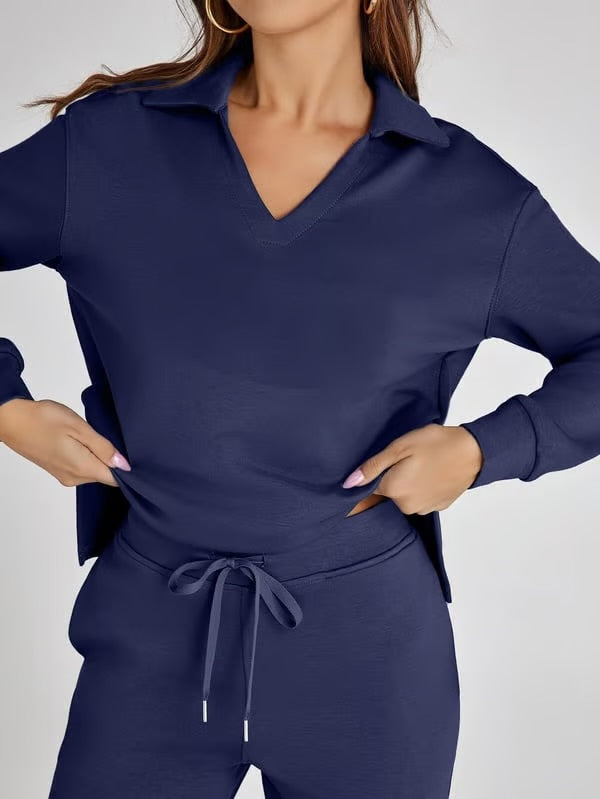 Cozy Chic™ : Women's 2-Piece Long-Sleeve Sweat Sets