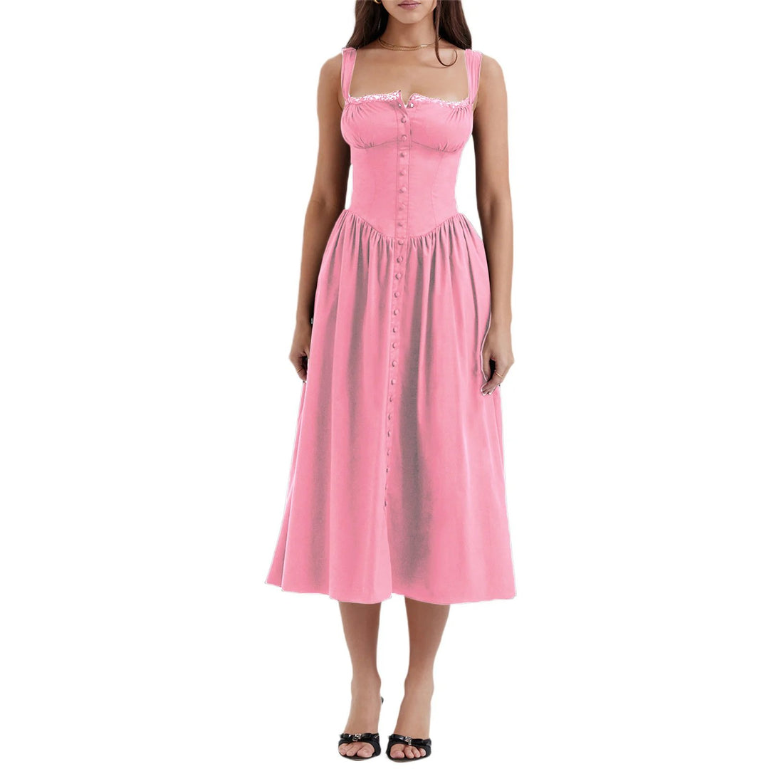 BLACK MIDI SUNDRESS