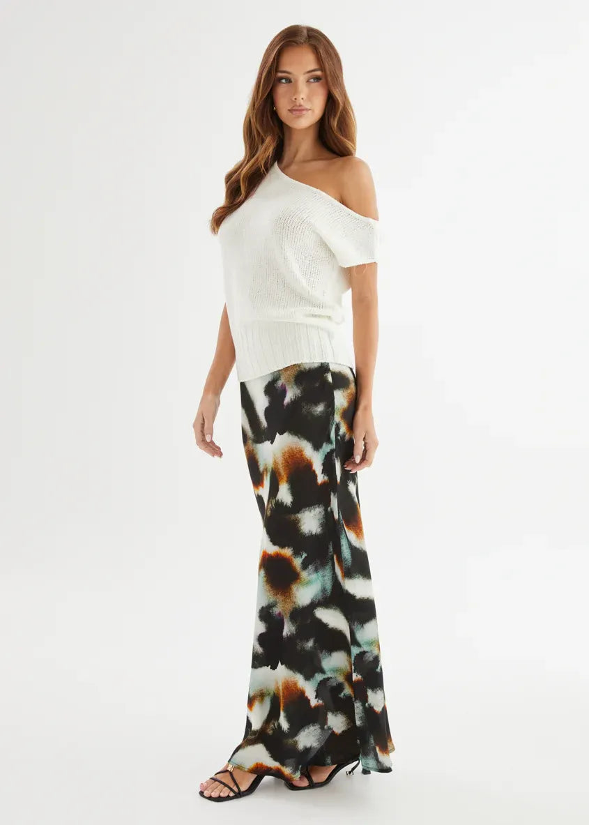 Drop Shoulder Top - Off White