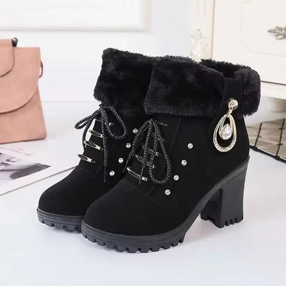 Fellanmut™ Elegant Winter Boots for Women with Heel