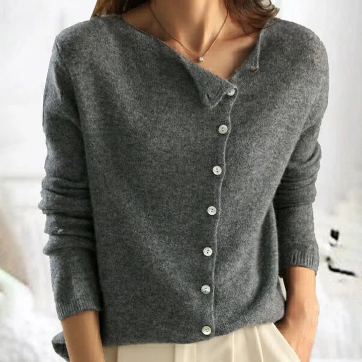 Alfreda | Elegant Wool Cardigan