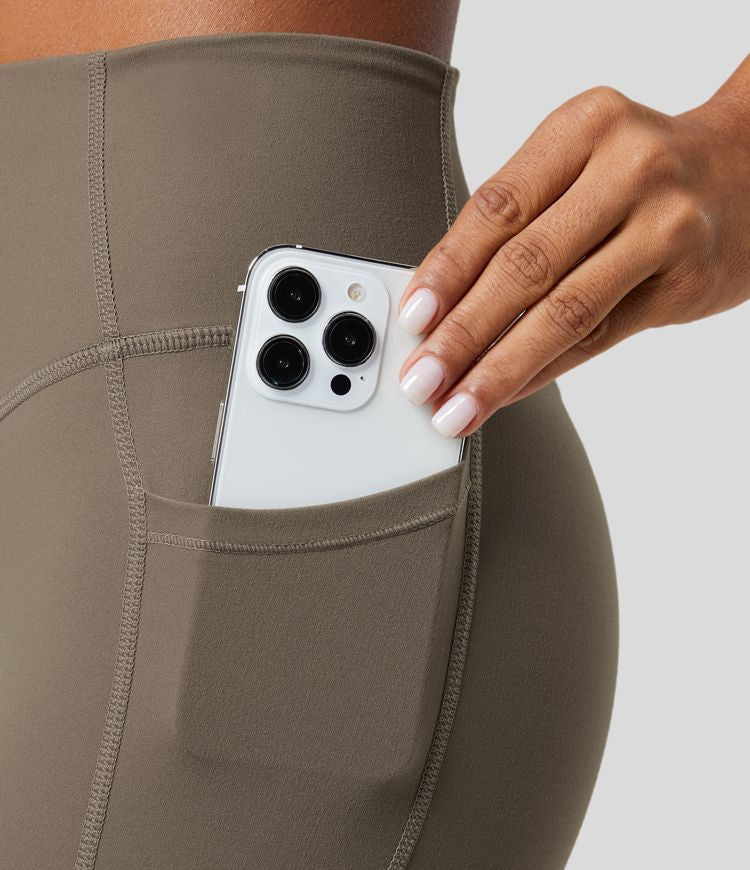 UltraSculpt™ - High Waisted Leggings - Tummy Control and Side Pockets for Workout