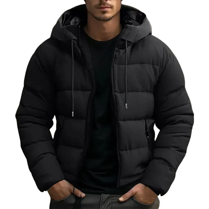 Men's Windbreaker with Zip Padding