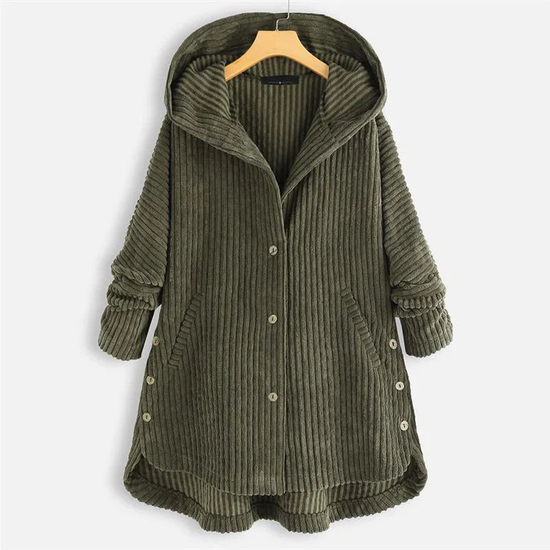 Dana™ | Ribbed Hooded Coat