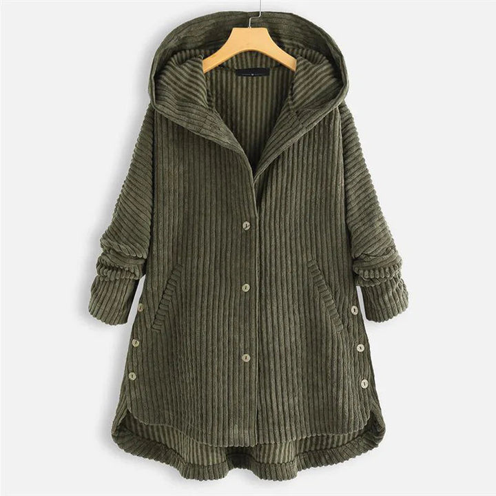 Dana™ | Ribbed Hooded Coat