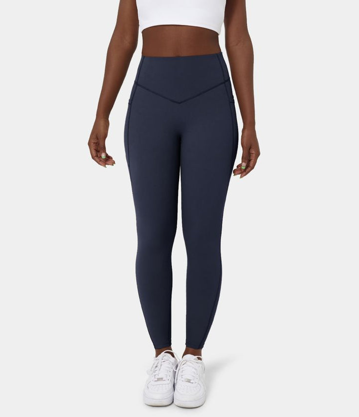 UltraSculpt™ - High Waisted Leggings - Tummy Control and Side Pockets for Workout