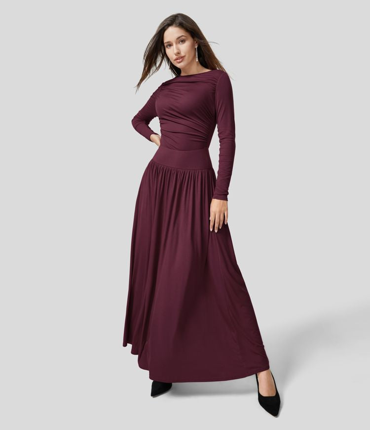 Women's Long Sleeve Maxi Skirt Fall