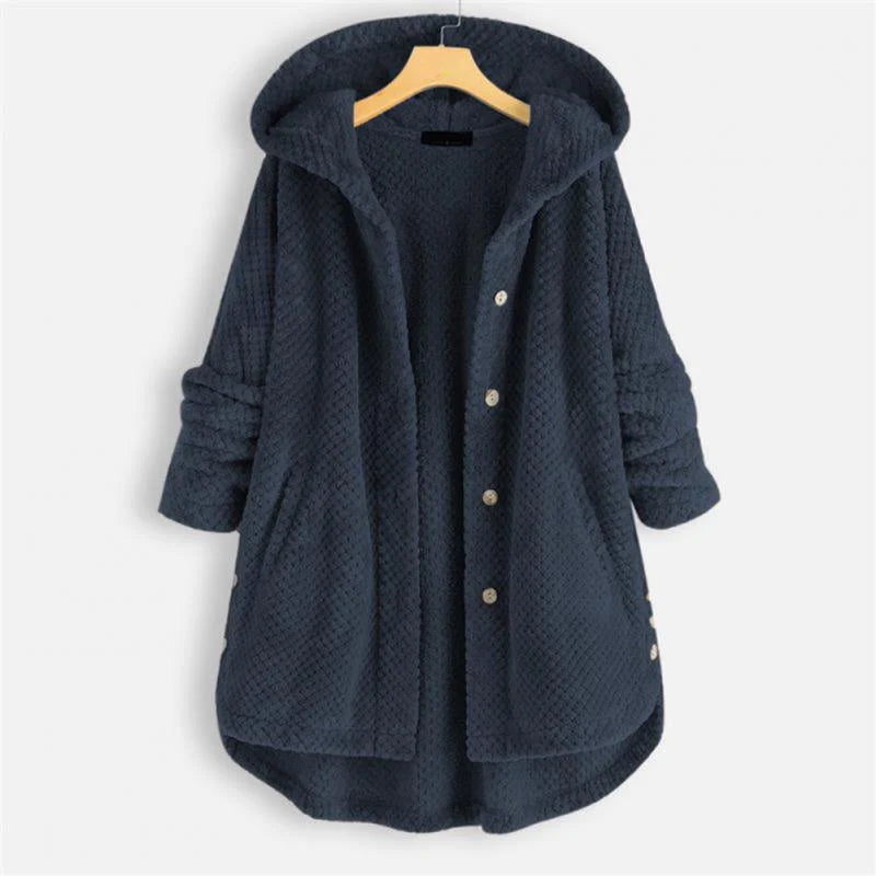 Dana™ | Ribbed Hooded Coat