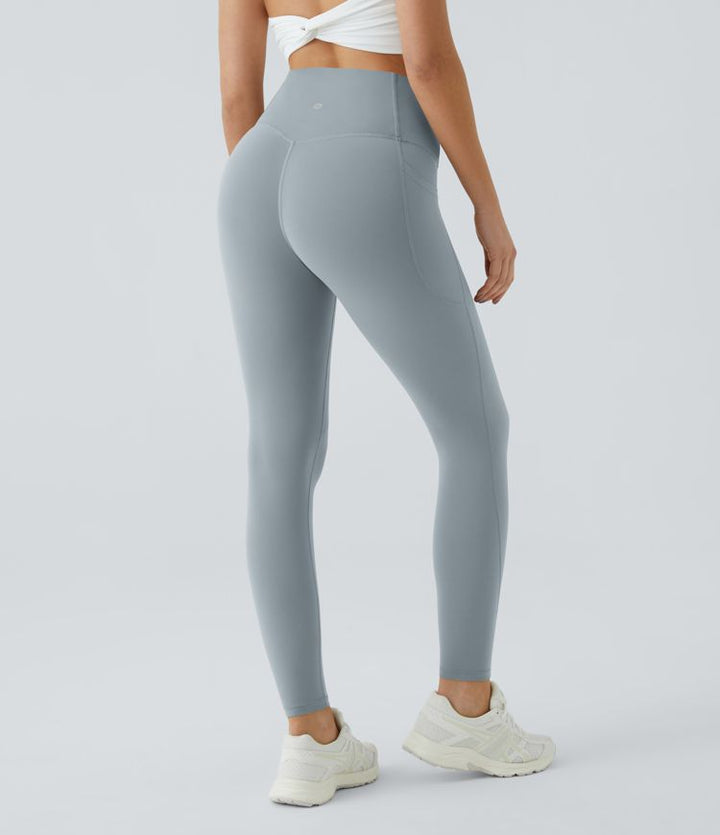 UltraSculpt™ - High Waisted Leggings - Tummy Control and Side Pockets for Workout
